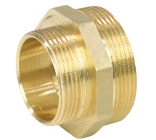 Ниппель латунь переходной Ду 50х40 (2"х1 1/2") НР LD LD.65.503.50х40