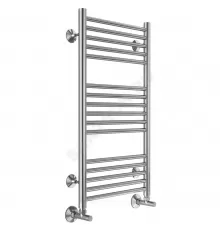 Полотенцесушитель водяной нерж сталь Лесенка (1/2") ВР 400х800мм 16П нижнее подключение Аврора Терминус 4670078529305