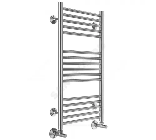 Полотенцесушитель водяной нерж сталь Лесенка (1/2") ВР 400х800мм 16П нижнее подключение Аврора Терминус 4670078529305