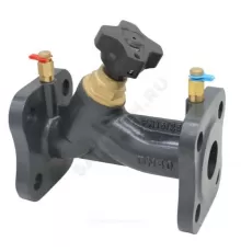 Клапан балансировочный ручной чугун Ду 40 Ру16/25 фл Kvs=20м3/ч с измерительными ниппелями Benarmo