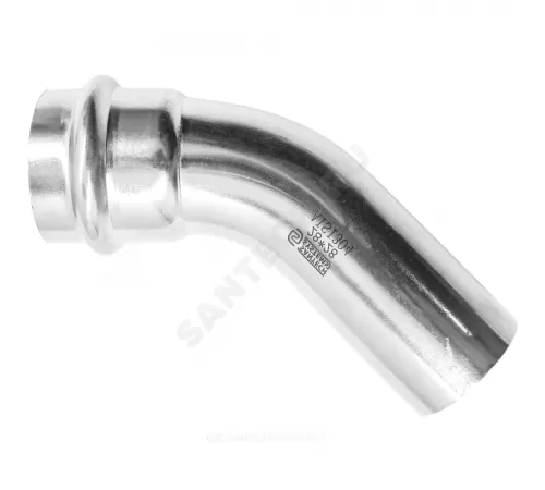 Отвод сталь нерж AISI 304 45гр Дн 35 пресс/труба SantechSystems