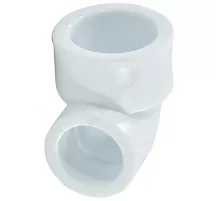 Угольник PP-R переходной белый Дн 32х25х90гр внутренняя пайка VALFEX 10116032