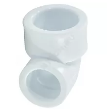 Угольник PP-R переходной белый Дн 32х25х90гр внутренняя пайка VALFEX 10116032