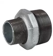 Ниппель переходной чугун оц Ду 40х20 (1 1/2"х3/4") НР Fittex PLUS