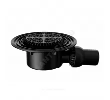 Воронка кровельная VB 520.0 F с горизонтальным выпуском PP Дн 50 с листвоуловителем, регулируемым углом выпуска Fachmann 01.193