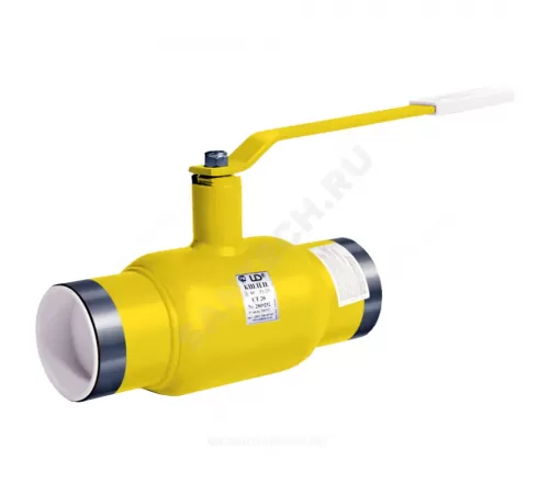 Кран шаровой сталь газ КШ.Ц.П.GAS Ду 125 Ру25 п/привар L=330мм LD КШ.Ц.П.GAS.125/100.025.Н/П.02