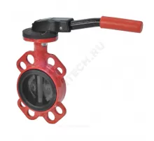 Затвор дисковый поворотный чугун ЗПВС-FL(w)-3-200-MR-E Ду 200 Ру16 межфл с рукояткой диск чугун манжета EPDM Гранвэл ADL BD01I17115