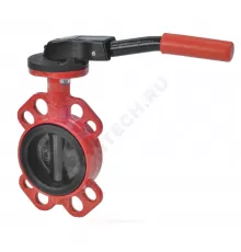 Затвор дисковый поворотный чугун ЗПВС-FL(w)-3-125-MN-Е Ду 125 Ру16 межфл с рукояткой диск чугун манжета EPDM Гранвэл ADL BD01I12794