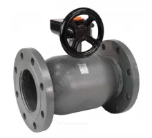 Кран шаровой сталь КШ.Ц.Ф.Р Ду 150 Ру25 фл L=380мм с редуктором LD КШ.Ц.Ф.Р.150/125.025.Н/П.02