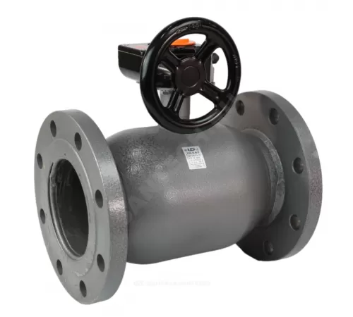 Кран шаровой сталь КШ.Ц.Ф.Р Ду 150 Ру25 фл L=380мм с редуктором LD КШ.Ц.Ф.Р.150/125.025.Н/П.02