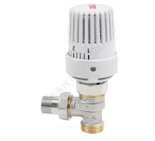 Клапан термостатический латунь RTL с термоголовкой 1/2"x3/4"ЕК НР Ру10 угловой Ogint
