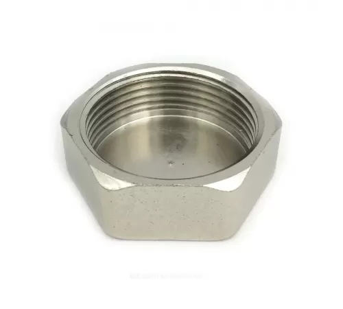 Заглушка латунь никель Ду 15 (1/2") ВР SantechSystems