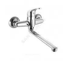 Смеситель для кухонной мойки одноручный нижний плоский излив L-220мм Стройка ЦС-СМ 294-2 D35 М-42 Центр Сантехники (Подольск) СТ300503.10