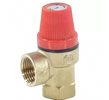 Клапан предохранительный угловой латунь Ду 15х15 ВР G1/2"хG1/2" Рср=3бар Benarmo