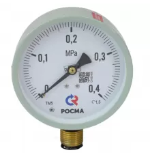 Манометр ТМ-510Р.00 М2 радиальный Дк100мм 0-0,25 МПа кл.1,5 G1/2" Росма 00000007644