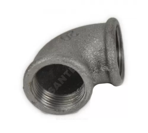 Угольник проходной чугун Ду 50 (2") ВР/ВР Fittex