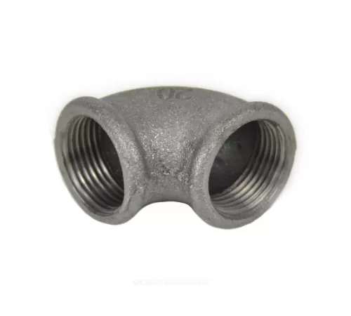 Угольник проходной чугун Ду 50 (2") ВР/ВР Fittex