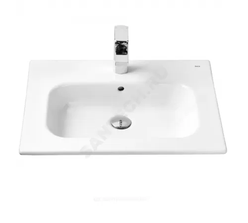 Умывальник мебельный Victoria-N Unik 60 1 отверстие под смеситель по центру белый Roca 32799E000