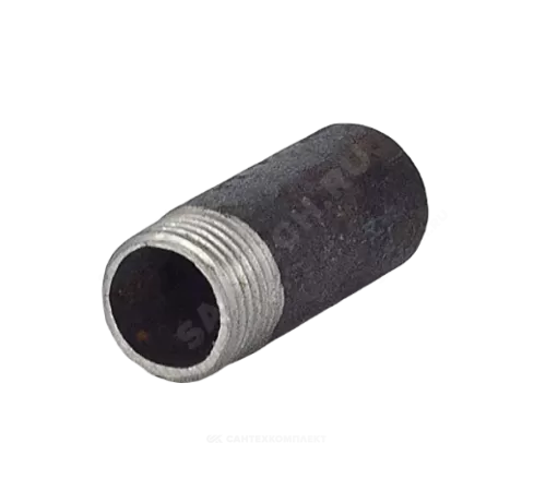 Резьба сталь удлиненная Ду 15 L=50мм из труб по ГОСТ 3262-75 МеталлПромИнвест