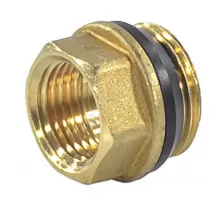 Переход латунь Ду 25х10 (1"х3/8") с герметичной прокладкой НР/ВР R593D Giacomini R593DY003