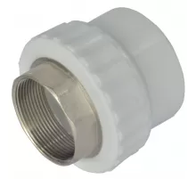 Муфта PP-R комбинированная под ключ белая Дн 50х2" ВР VALFEX 10134150