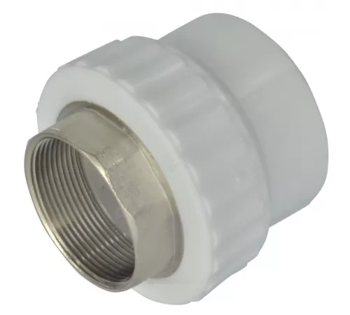 Муфта PP-R комбинированная под ключ белая Дн 50х2" ВР VALFEX 10134150