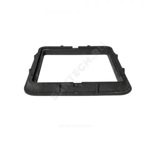 Люк полимер (легкий) 685х685мм черный квадратный h=60мм 30кН Ростполимерпром