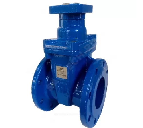 Задвижка чугун 30ч939р SL12 МЗВ обрезиненный клин Ду 80 Ру16 фл под электропривод ЛМЗ