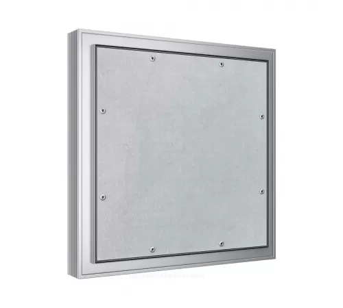 Люк под плитку нажимной алюминий 300х500 на износоустойчивой петле Evecs CERAMO COMFORT D3050