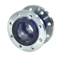 Компенсатор резиновый антивибрационный EPDM DI7240N Ду 200 Ру10 фл L=205мм Tecofi DI7240N-0200 сжатие/растяжение 25 мм/16 мм