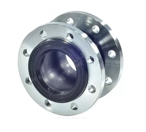 Компенсатор резиновый антивибрационный EPDM DI7240N Ду 200 Ру10 фл L=205мм Tecofi DI7240N-0200 сжатие/растяжение 25 мм/16 мм