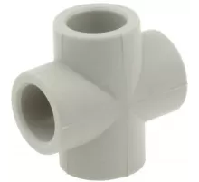 Крестовина PP-R серая Дн 20 внутренняя пайка VALFEX 10118020Г
