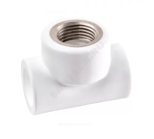 Тройник PP-R комбинированный белый Дн 25х1/2" ВР PRO VALFEX 10127125-PRO