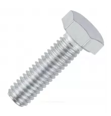 Болт стальной оц полная резьба М20х90 к.п. 5.8 шестигранный упаковка 20кг DIN 933