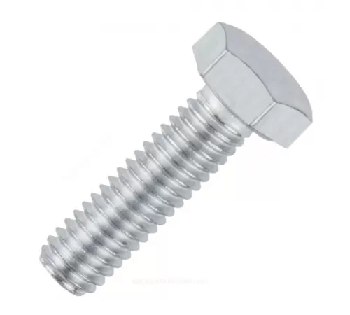 Болт стальной оц полная резьба М16х80 к.п. 5.8 шестигранный упаковка 20кг DIN 933