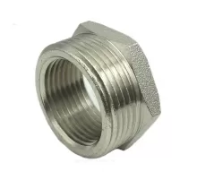 Футорка латунь никель Ду 25х15 (1"х1/2") НР/ВР SantechSystems