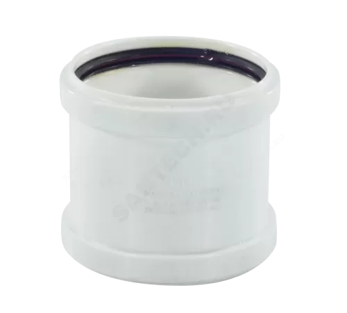 Муфта PP-M ремонтная бесшумная белая Дн 160 б/нап в/к RTP (РосТурПласт) 37674