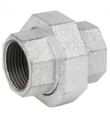 Соединитель прямой американка чугун оц Ду 15 (1/2") ВР/ВР Fittex