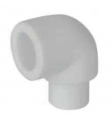 Угольник PP-R белый Дн 25х90гр Ру25 внутр/наруж пайка RTP (РосТурПласт) 19770