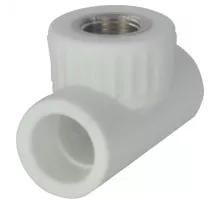 Тройник PP-R комбинированный белый Дн 32х3/4" ВР VALFEX 10127132