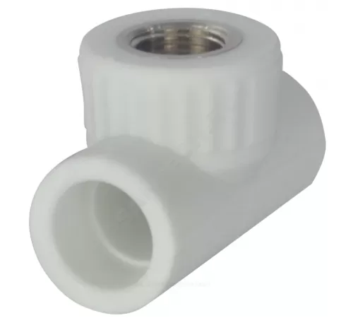 Тройник PP-R комбинированный белый Дн 32х3/4" ВР VALFEX 10127132