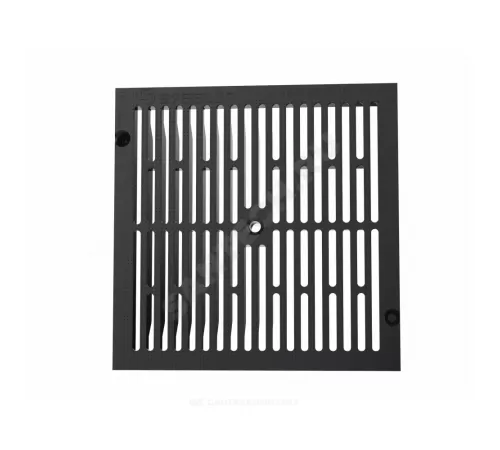 Решетка пластиковая для дождеприемника 300х300мм черная квадратная h=38мм 15кН SteeStart СТИЛОТ Р3030В