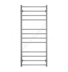 Полотенцесушитель водяной нерж сталь Лесенка Ду 15 (1/2") ВР 396 Вт 500х1200мм 12П нижнее подключение б/к Аврора Терминус 4670078543929