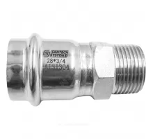 Муфта сталь нерж AISI 304 Дн 42х1 1/2" пресс/НР SantechSystems