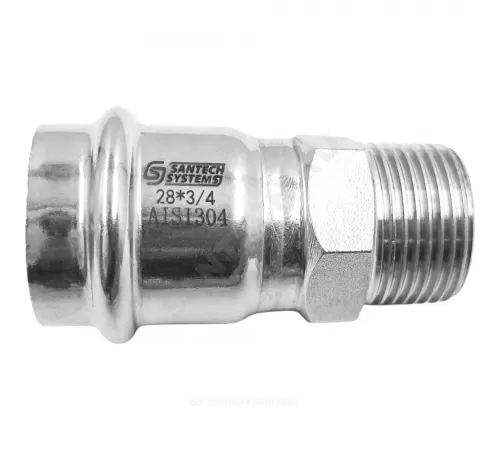 Муфта сталь нерж AISI 304 Дн 42х1 1/2" пресс/НР SantechSystems