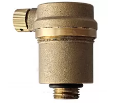 Воздухоотводчик автоматический латунь Airvent-R Ду 15 Ру10 G1/2" НР прямой Ридан 065B8323R