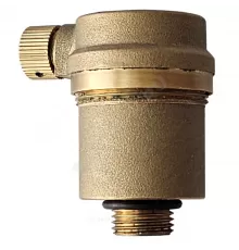 Воздухоотводчик автоматический латунь Airvent-R Ду 15 Ру10 G1/2" НР прямой Ридан 065B8323R