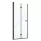 Дверь душевая Capital 900х1950мм прозрачное стекло профиль черный Roca M4509016M
