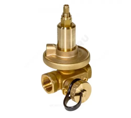 Клапан балансировочный автомат латунь APT-R3 Ду 15 Ру16 ВР 5-25 кПа Kvs=1.6м3/ч без ниппелей Ридан 003Z5701R3