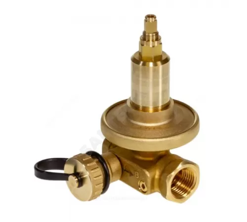 Клапан балансировочный автомат латунь APT-R3 Ду 15 Ру16 ВР 5-25 кПа Kvs=1.6м3/ч без ниппелей Ридан 003Z5701R3